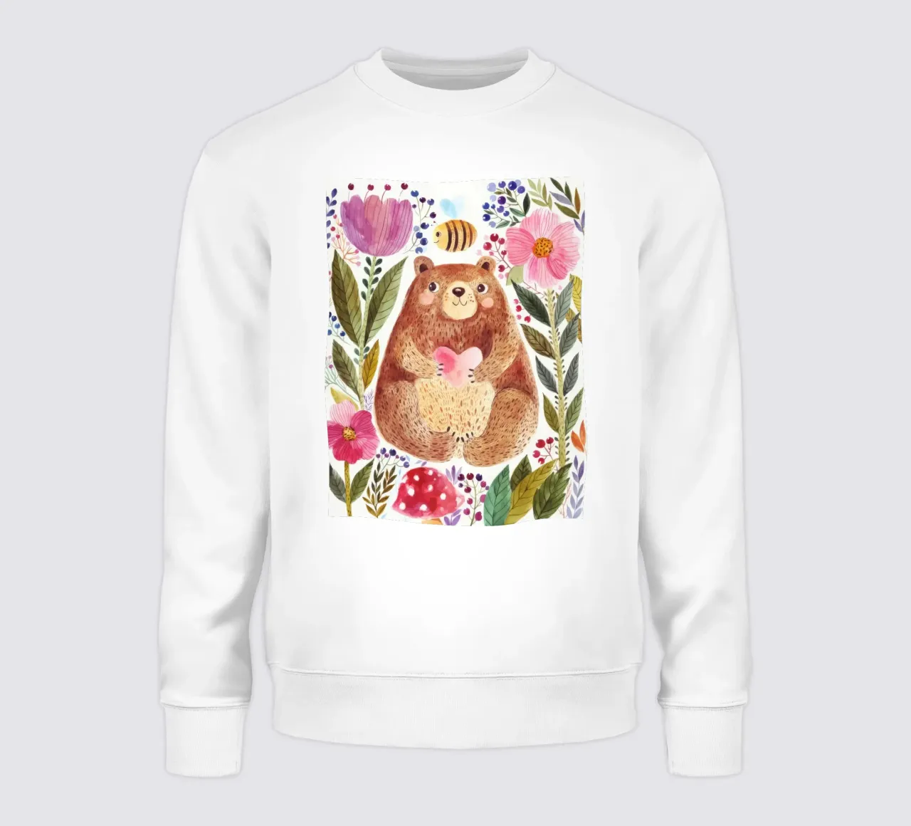 Orso e fiori felpa da muench benjamin