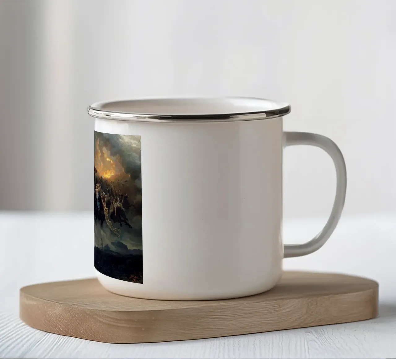 Åsgårdsreien, La Chasse d'Odin tazza in smalto da the-witcher