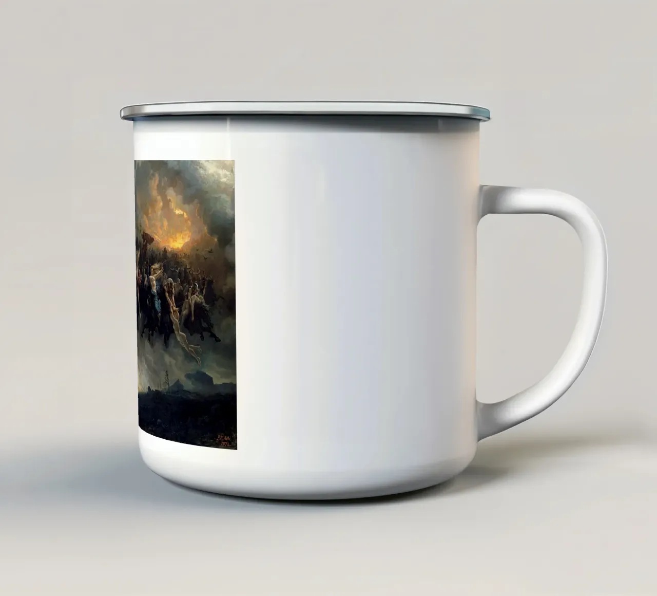 Åsgårdsreien, La Chasse d'Odin tazza in smalto da the-witcher