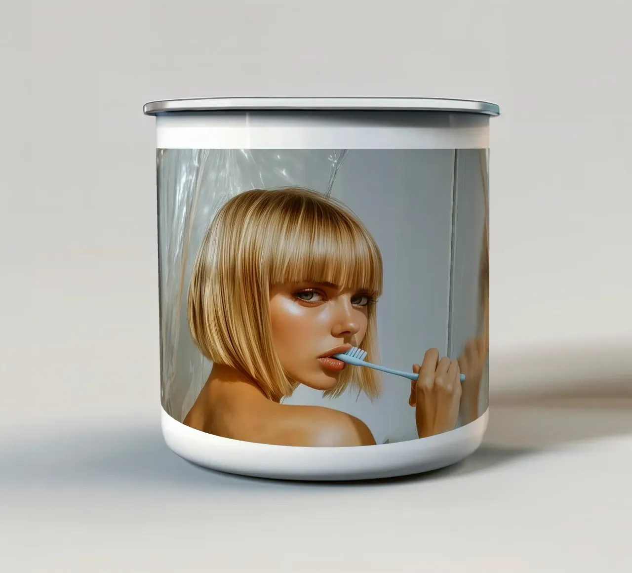Mattina di plastica tazza in smalto da Synthaira