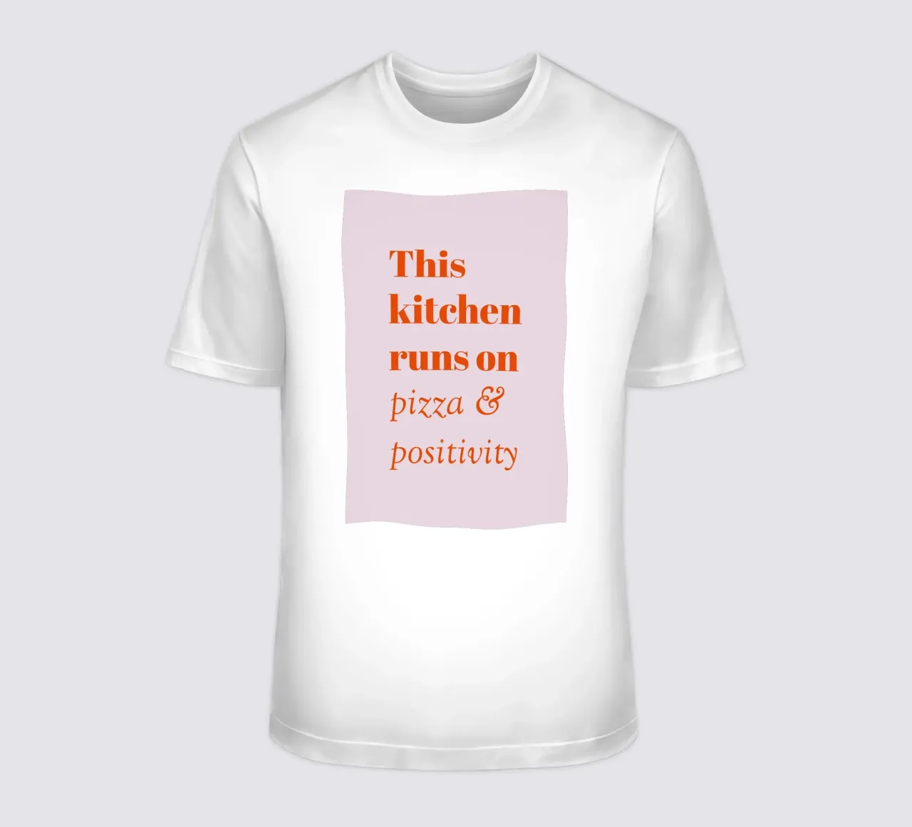 Questa cucina funziona a pizza e positività t-shirt da pierosvisuals