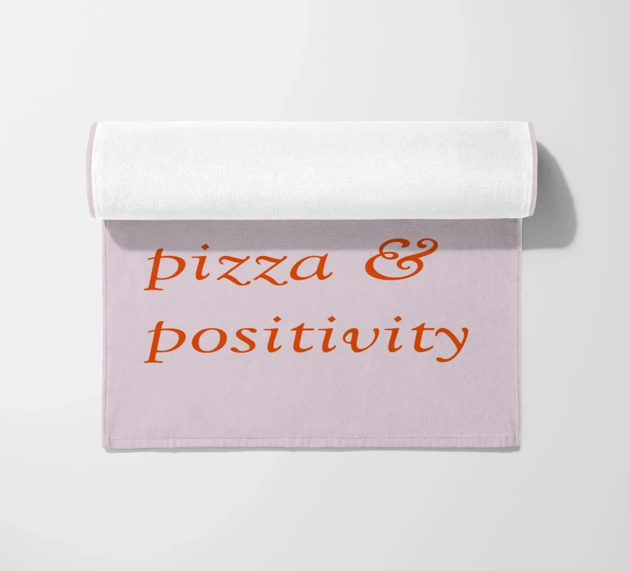 Questa cucina funziona a pizza e positività telo mare da pierosvisuals