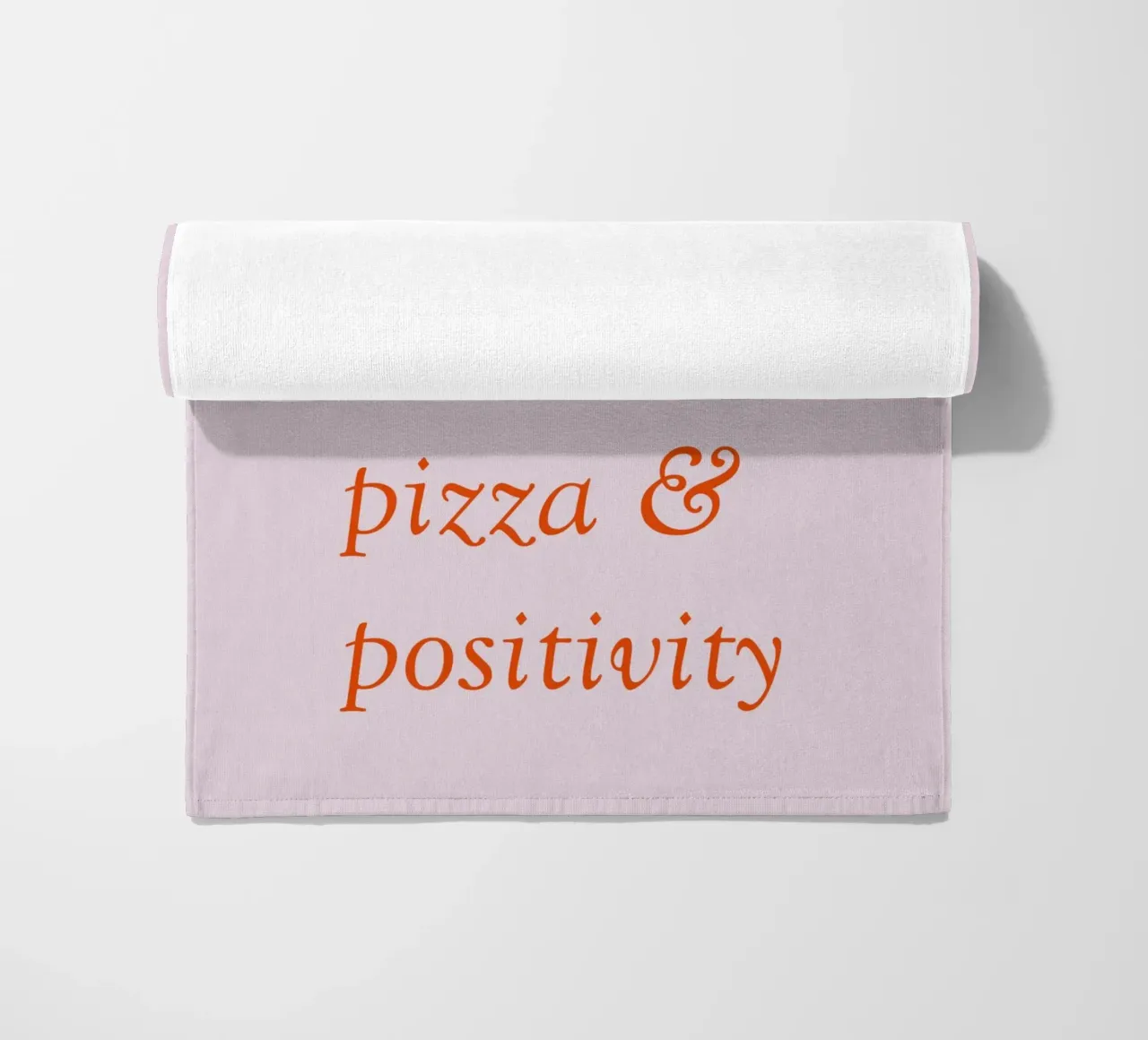Questa cucina funziona a pizza e positività telo mare da pierosvisuals