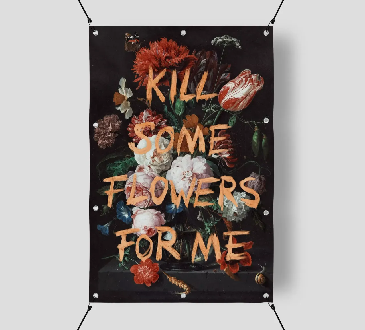 Uccidi qualche fiore per me telo in pvc da Jonas Loose