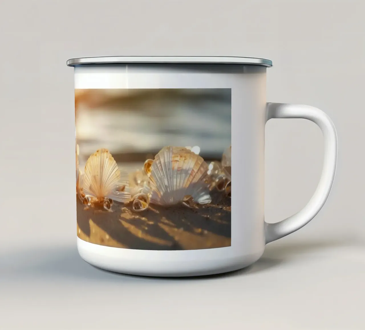 Beach Impressions No 7 tazza in smalto da treechild