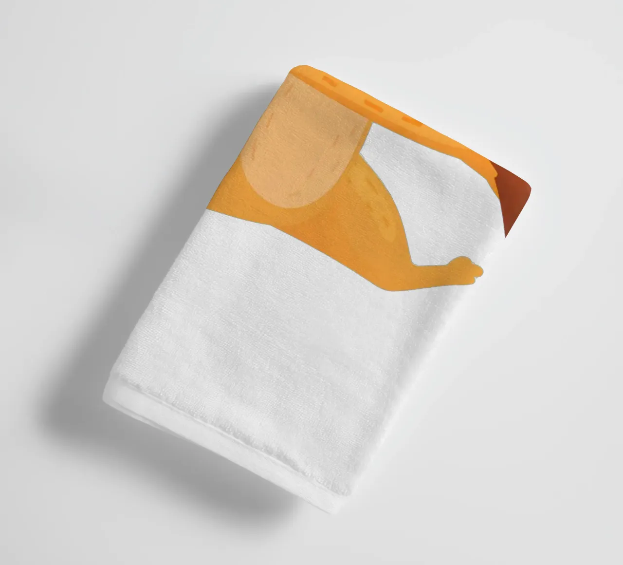 Scoiattolo arancione con flauto asciugamano da bagno da muench benjamin