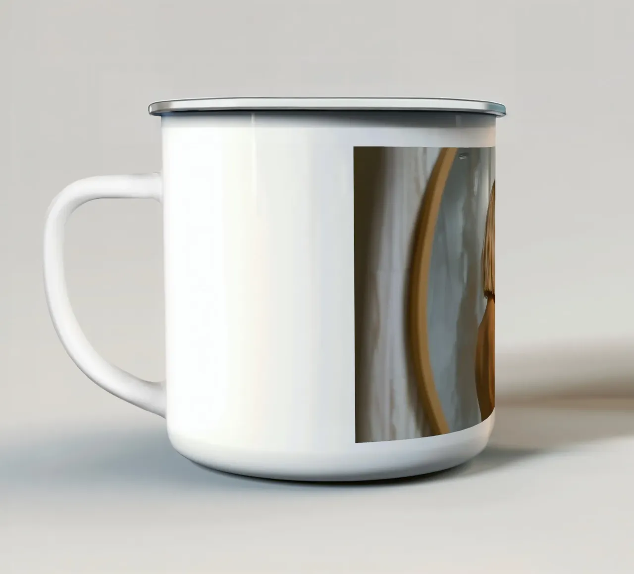 Morning Reflection tazza in smalto da Synthaira