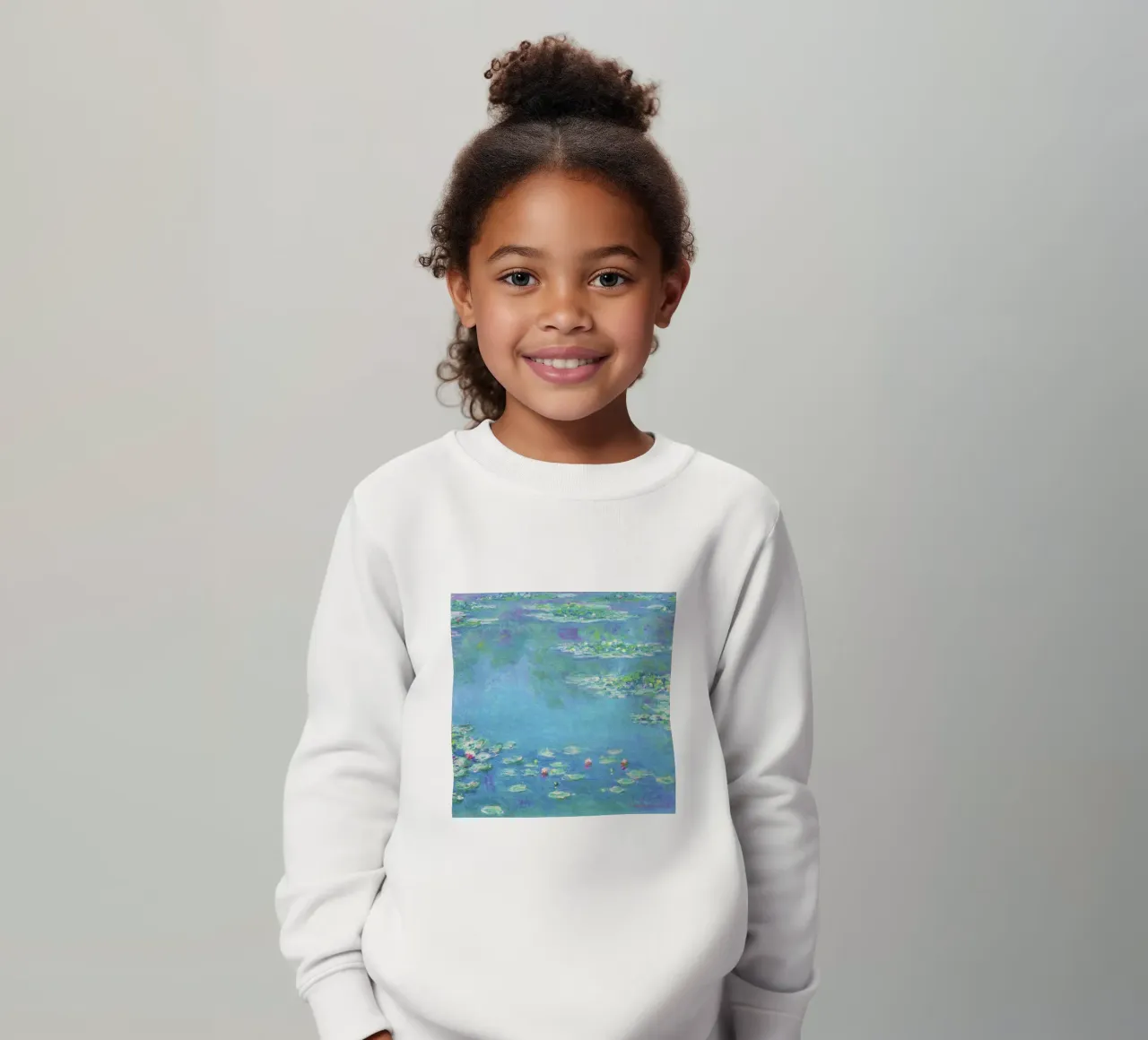 Ninfee di Claude Monet felpa bambino da Classic Art Prints