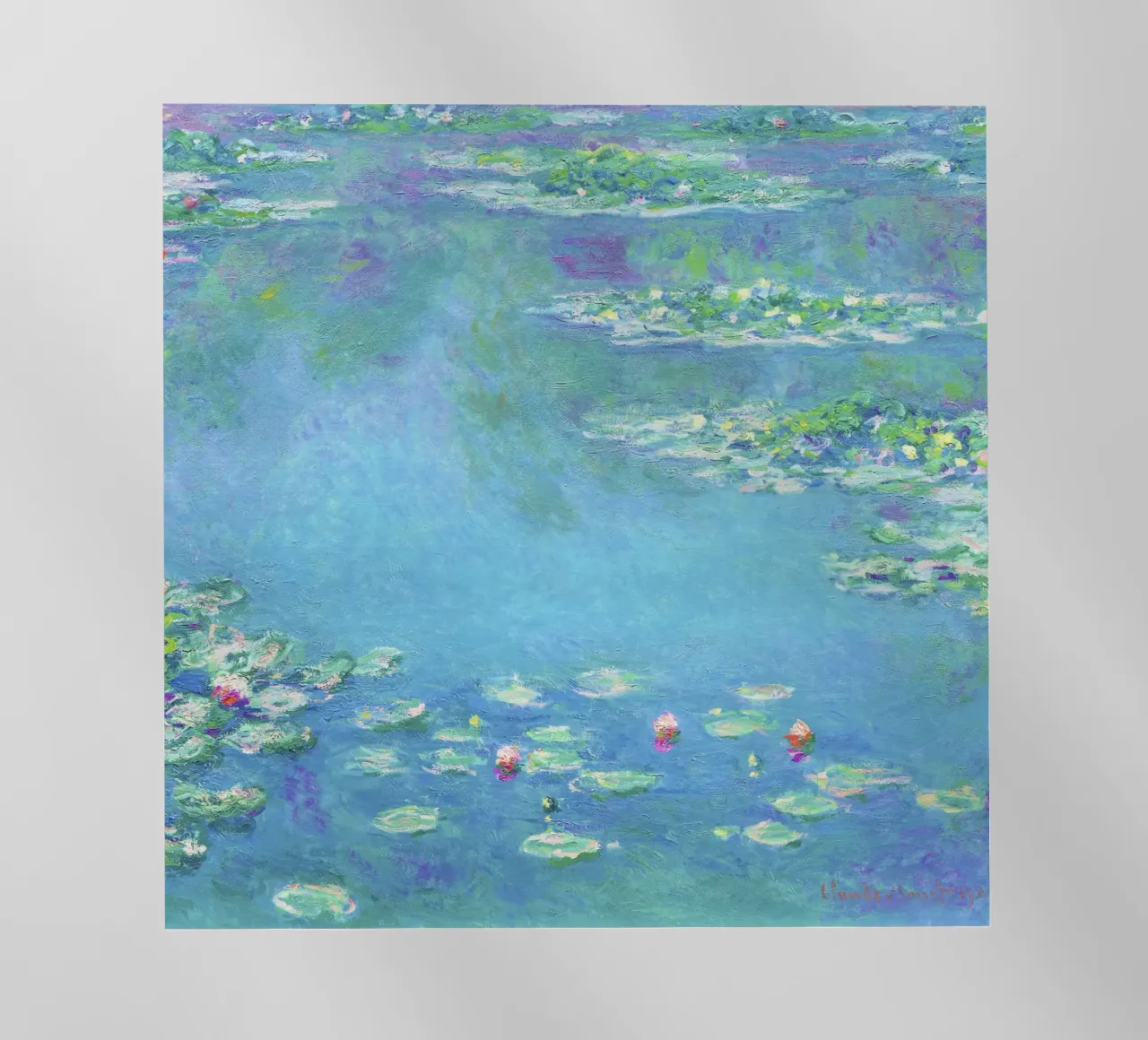 Ninfee di Claude Monet pellicola backlit da Classic Art Prints