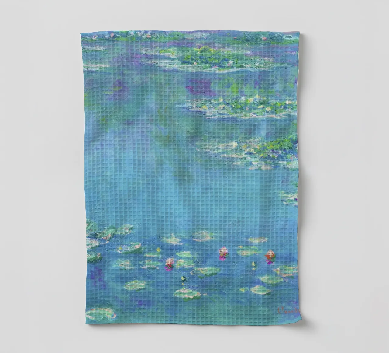Ninfee di Claude Monet canovaccio da cucina da Classic Art Prints