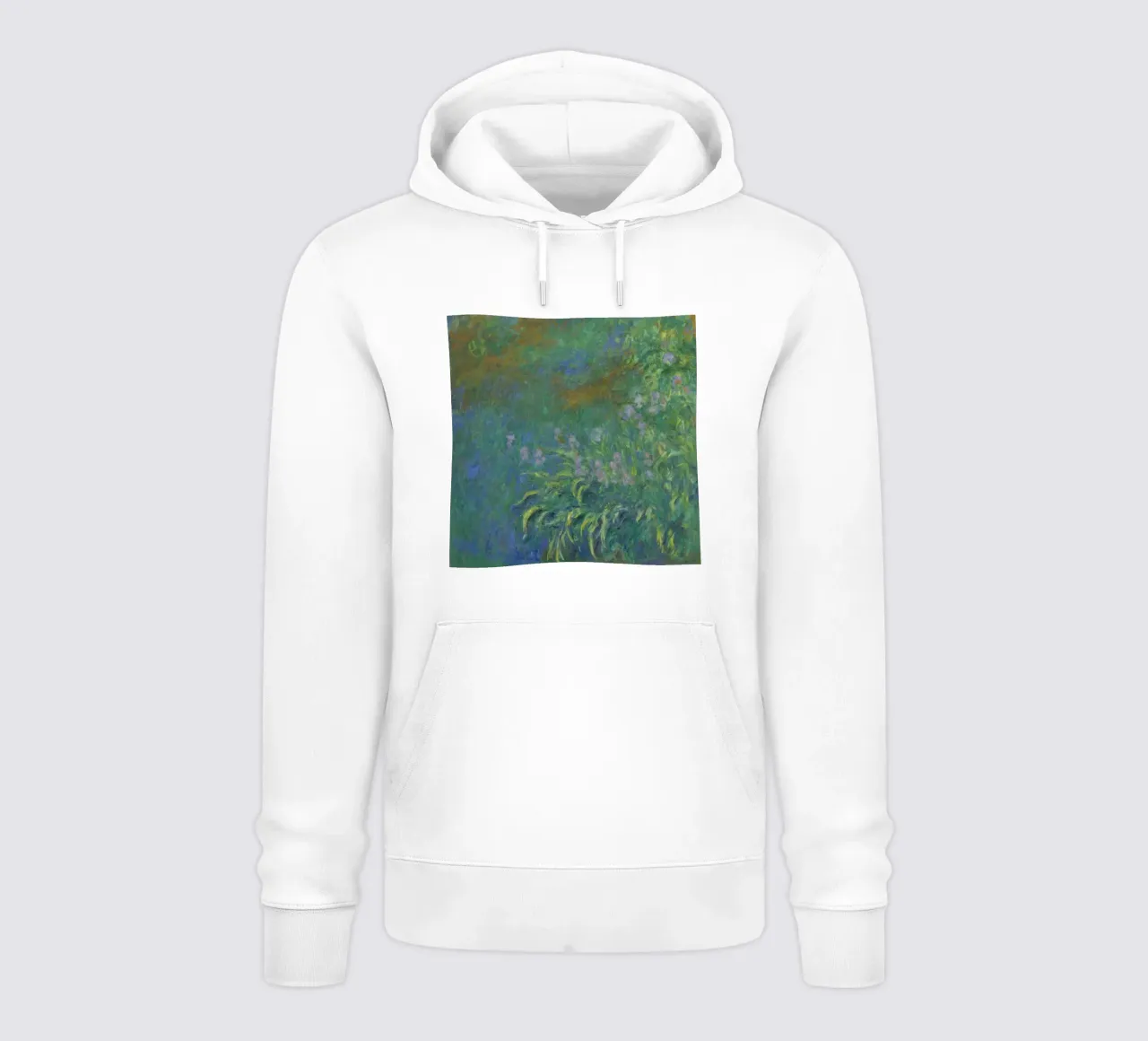 Claude MOnet Ninfee 1 felpa con cappuccio da clay bobby