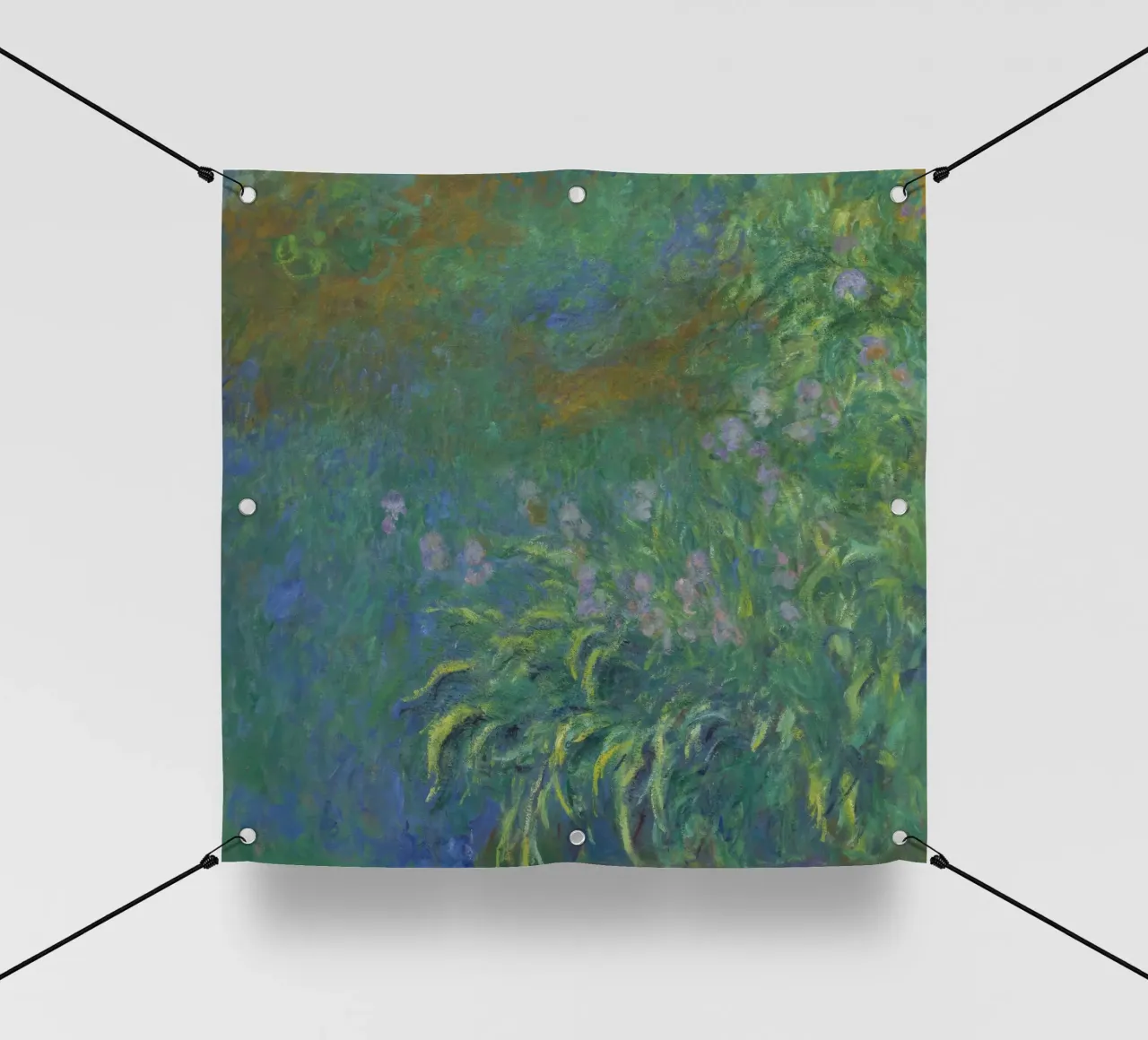 Claude MOnet Ninfee 1 telo in pvc da clay bobby