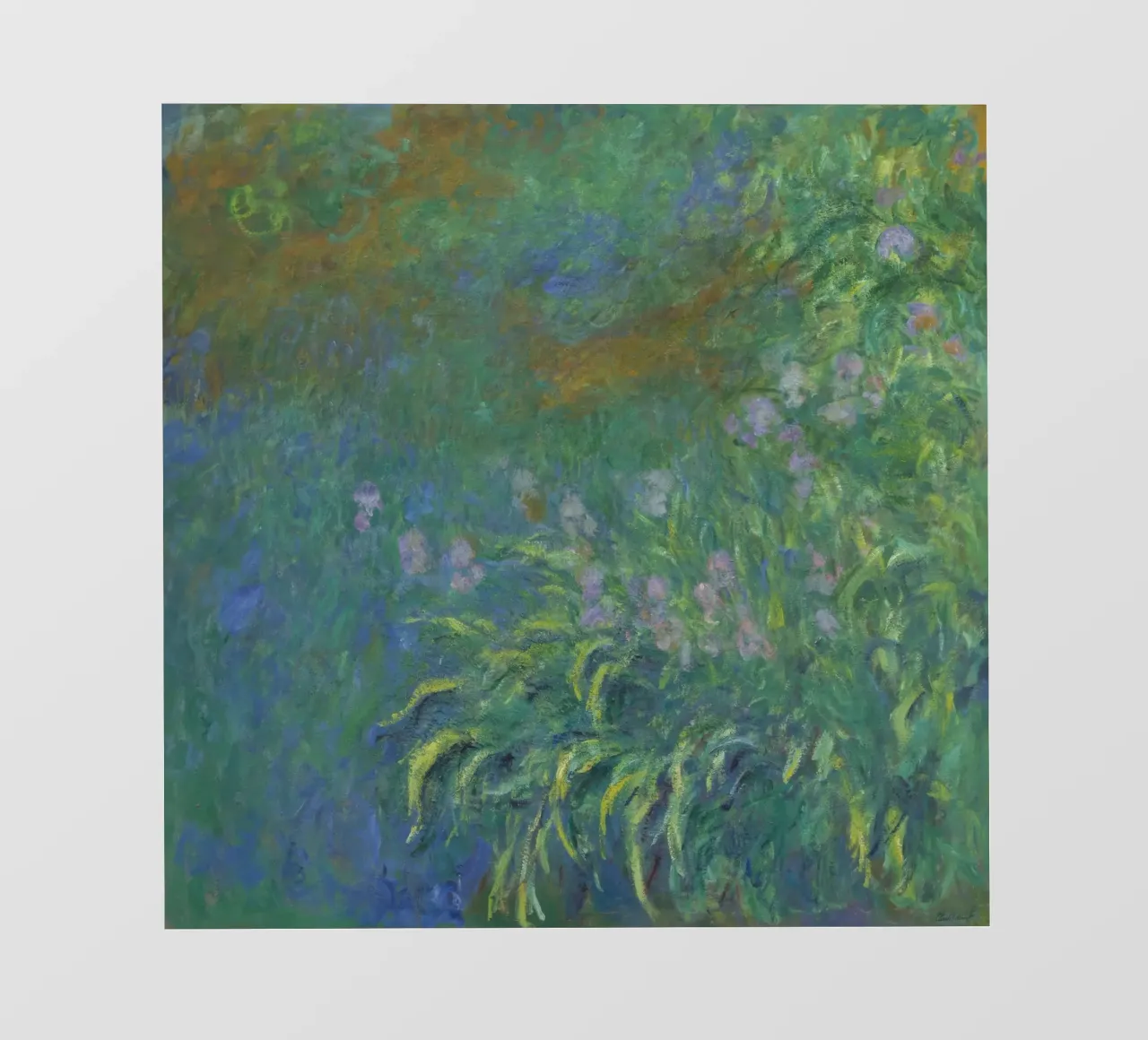 Claude MOnet Ninfee 1 telo in pvc da clay bobby