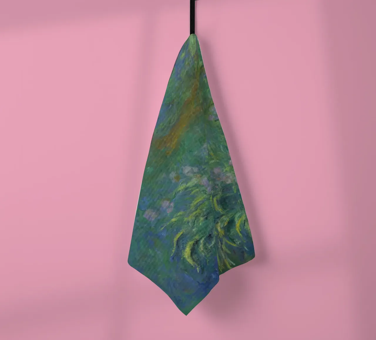 Claude MOnet Ninfee 1 canovaccio da cucina da clay bobby