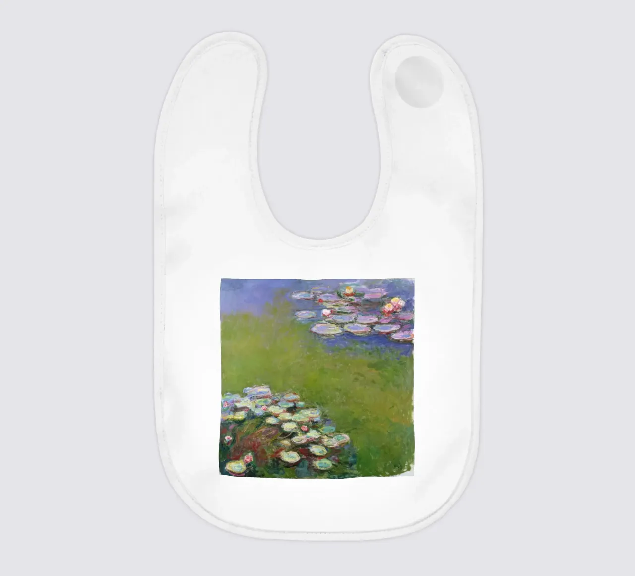 Claude MOnet Ninfee 2 bavaglino da clay bobby
