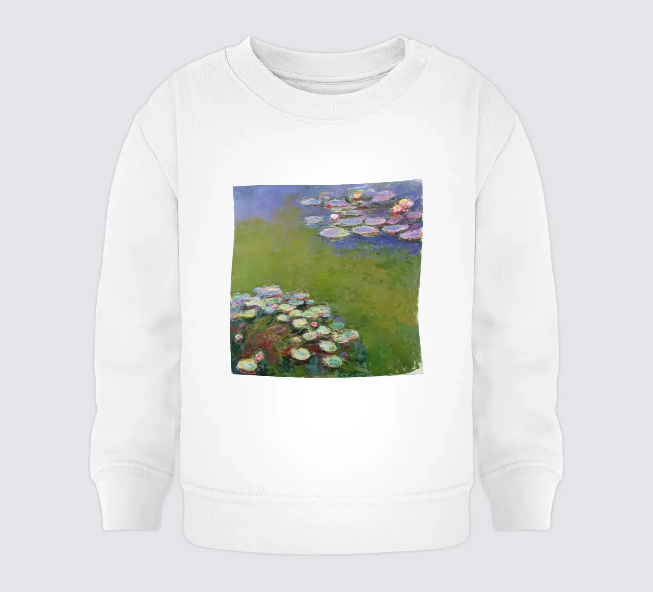 Claude MOnet Ninfee 2 felpa neonato da clay bobby
