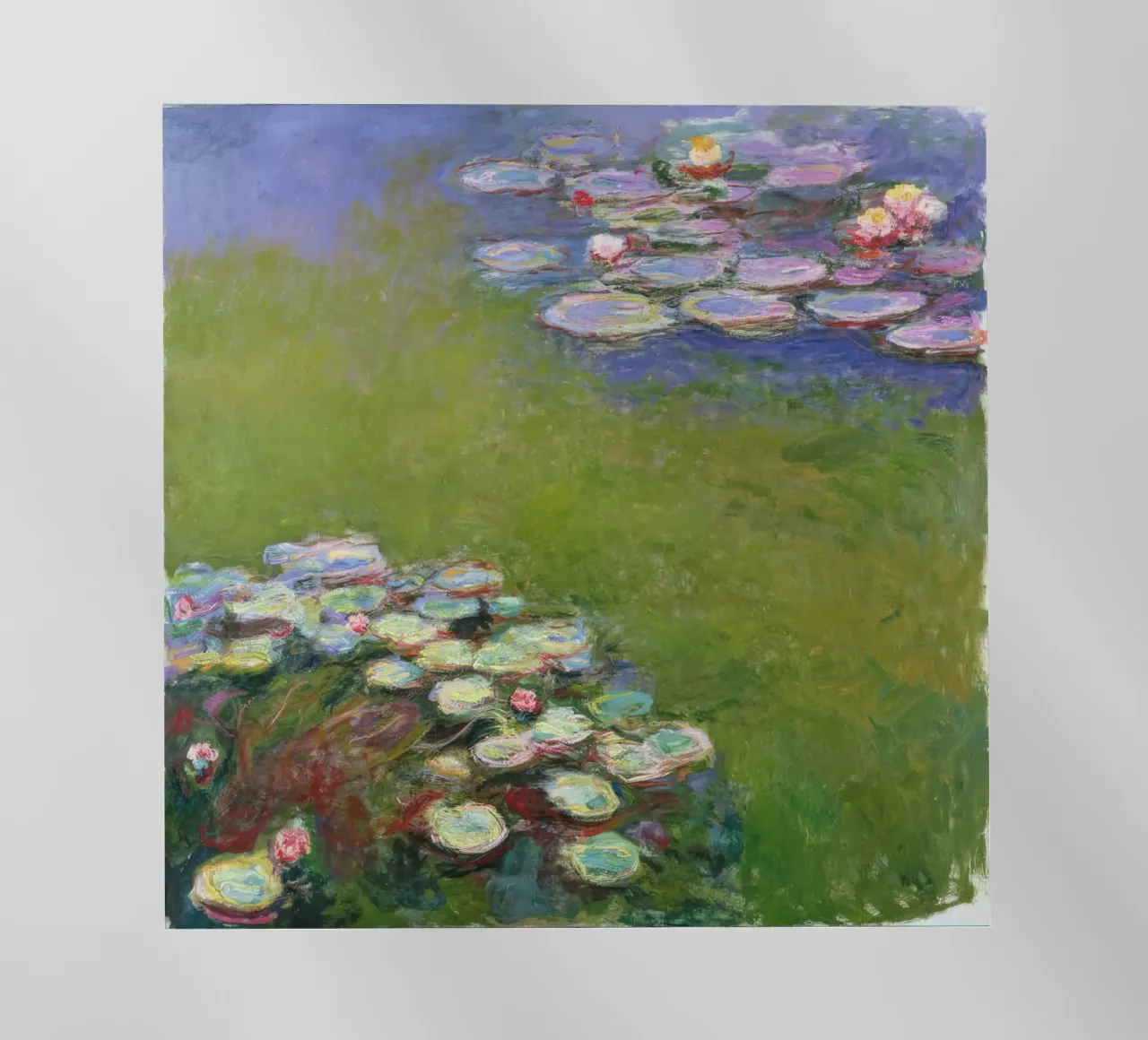 Claude MOnet Ninfee 2 pellicola backlit da clay bobby
