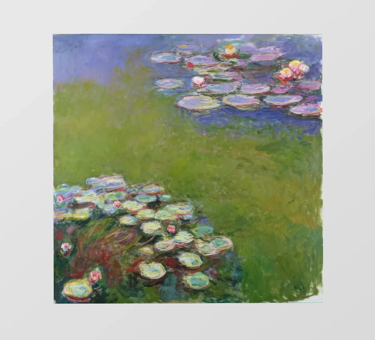 Claude MOnet Ninfee 2 pellicola backlit da clay bobby