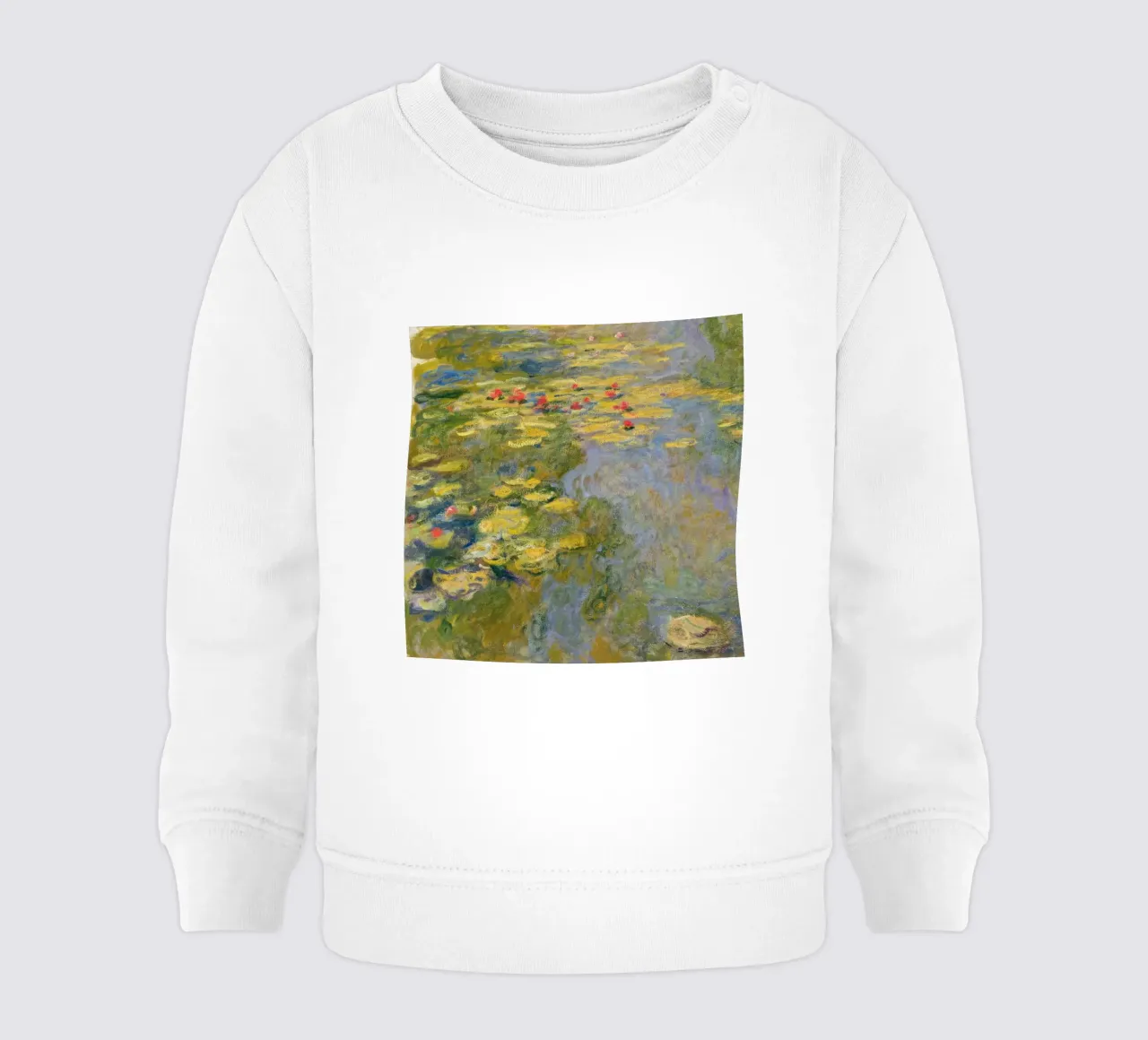 Claude MOnet Ninfee 5 felpa neonato da clay bobby
