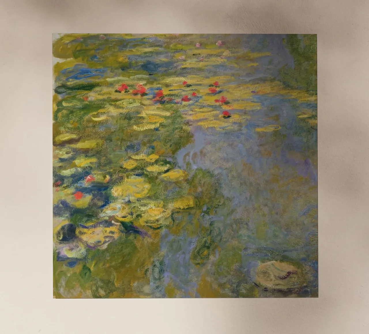 Claude MOnet Ninfee 5 pellicola backlit da clay bobby