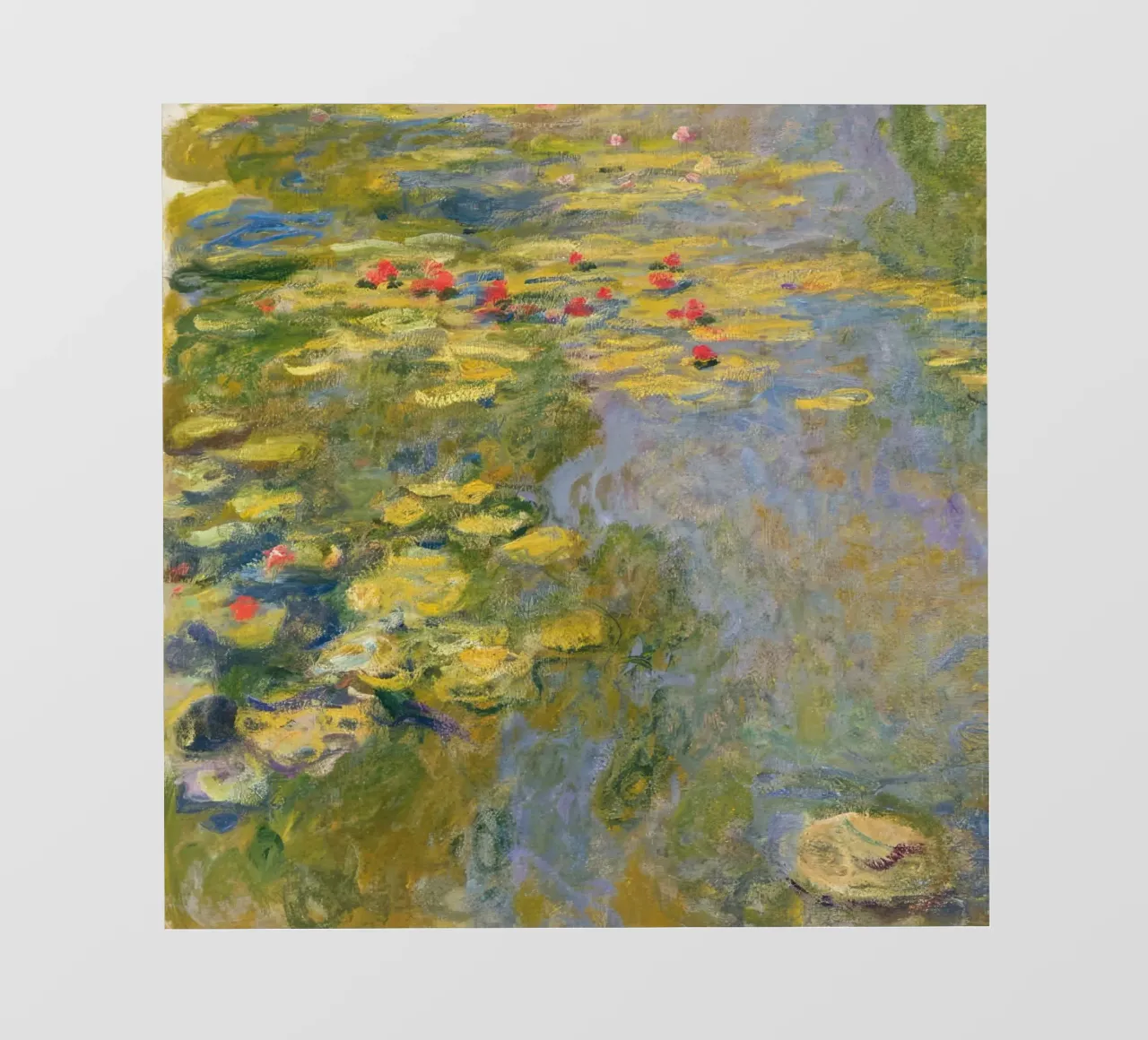 Claude MOnet Ninfee 5 pellicola backlit da clay bobby