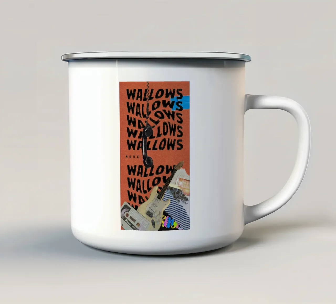 Echi di sogni indie tazza in smalto da ktlocb