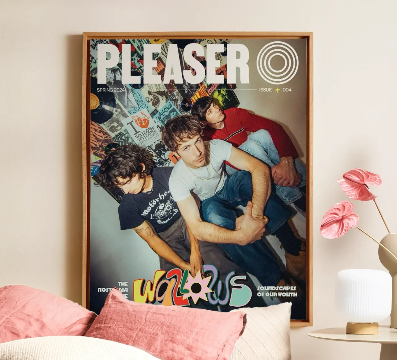 Een symfonie van Indie Souls canvas met Baklijst van ktlocb
