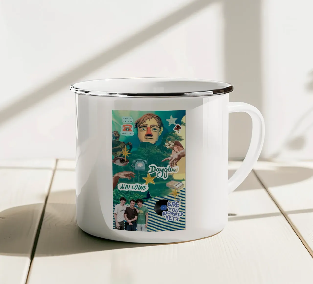 Melodie di domani tazza in smalto da ktlocb