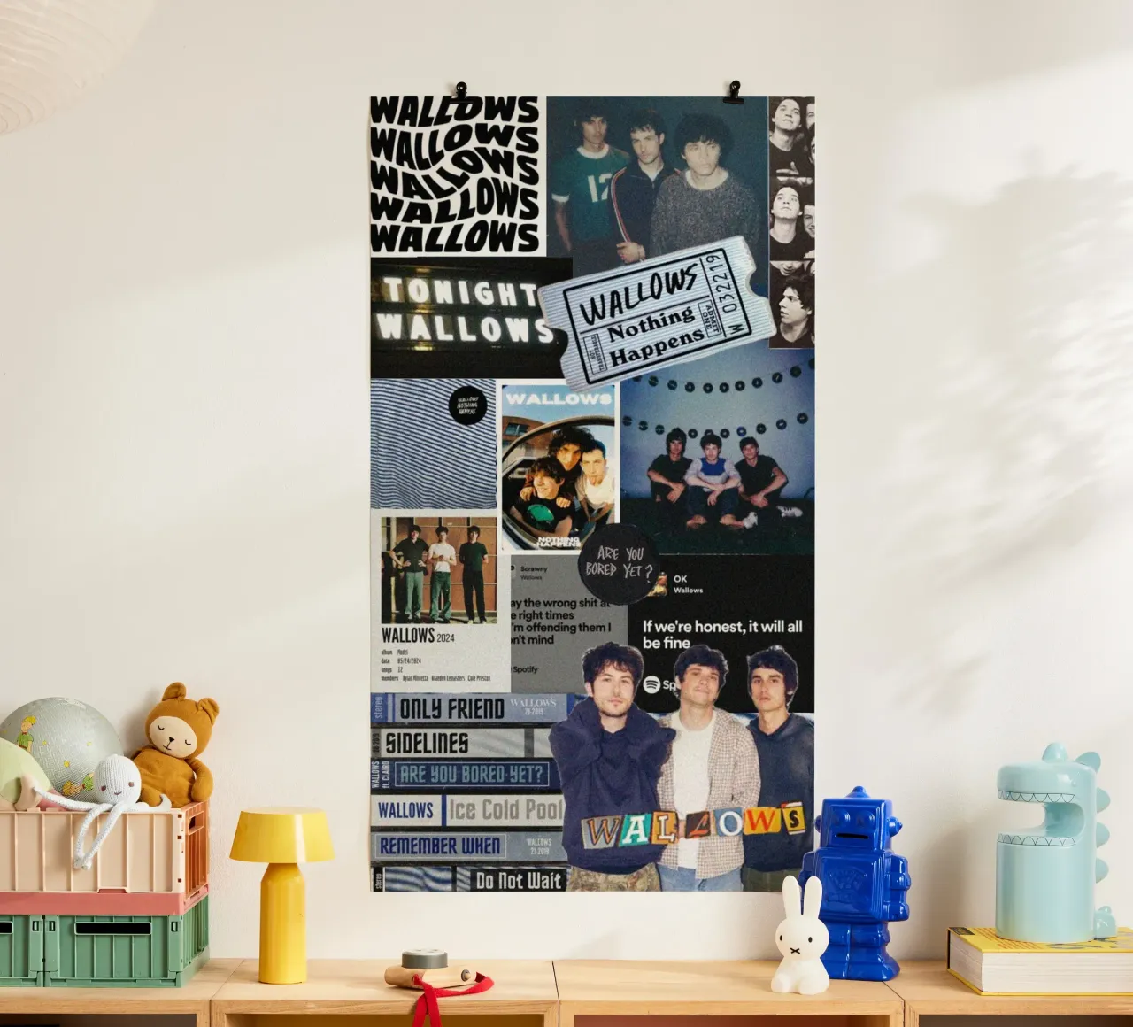 Vibrazioni retrò per sempre poster con telaio in alluminio da ktlocb