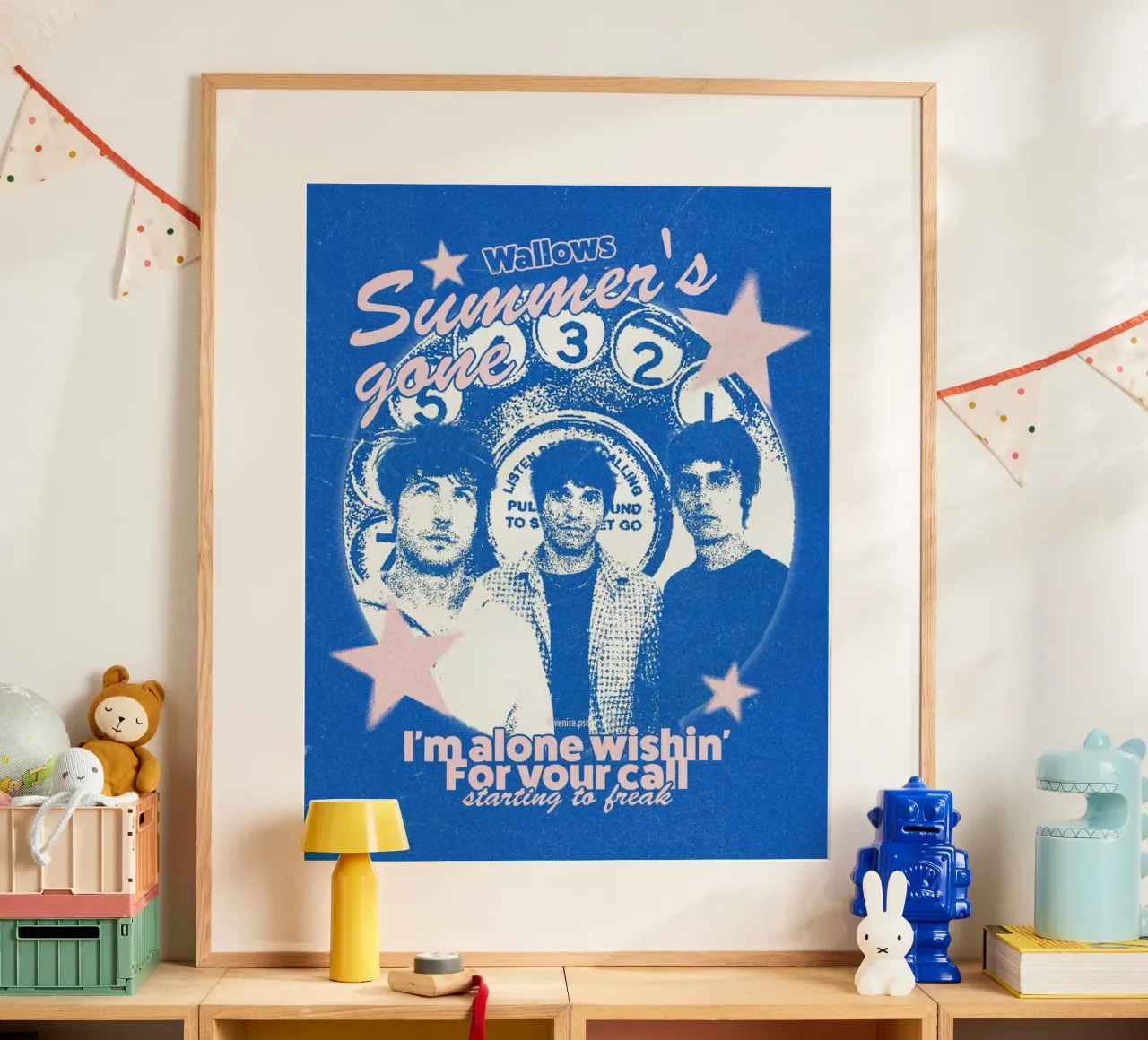 Persi nelle onde retrò poster da ktlocb