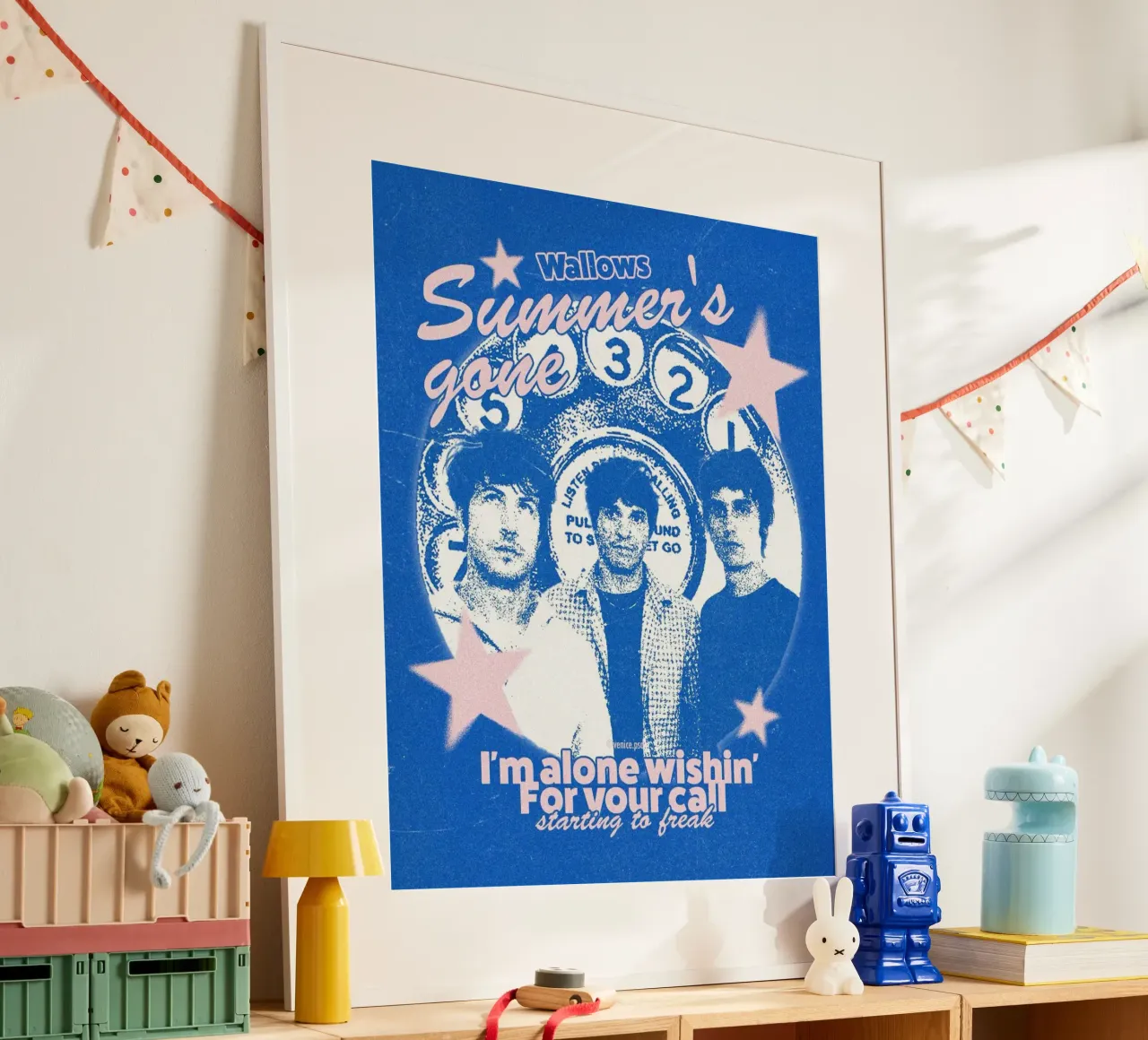 Persi nelle onde retrò poster da ktlocb