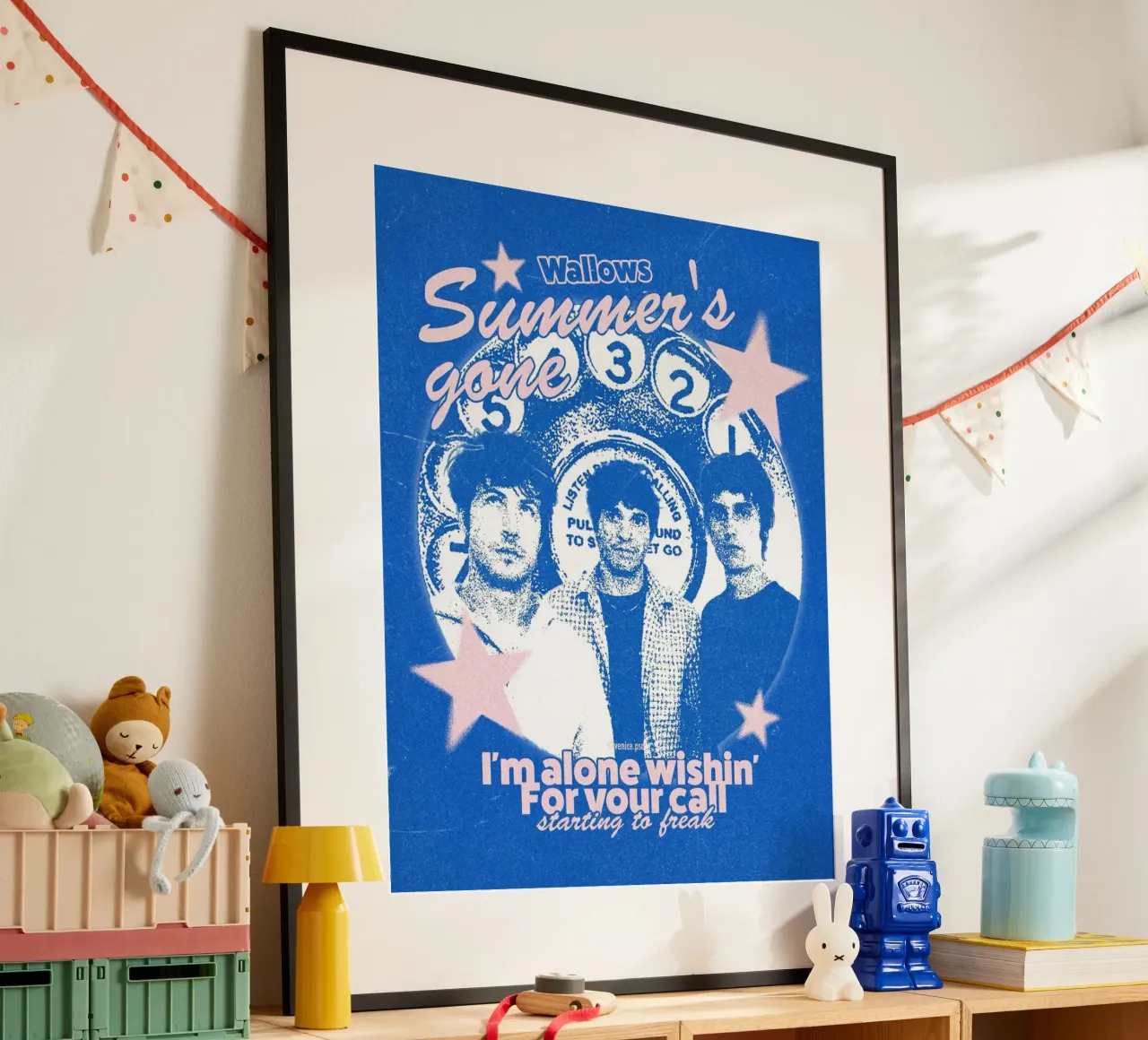 Persi nelle onde retrò poster da ktlocb