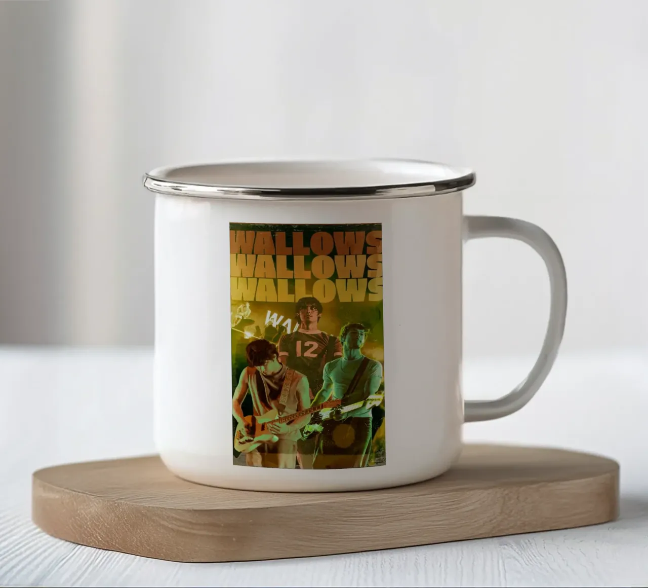 Echi di sogni indie tazza in smalto da ktlocb