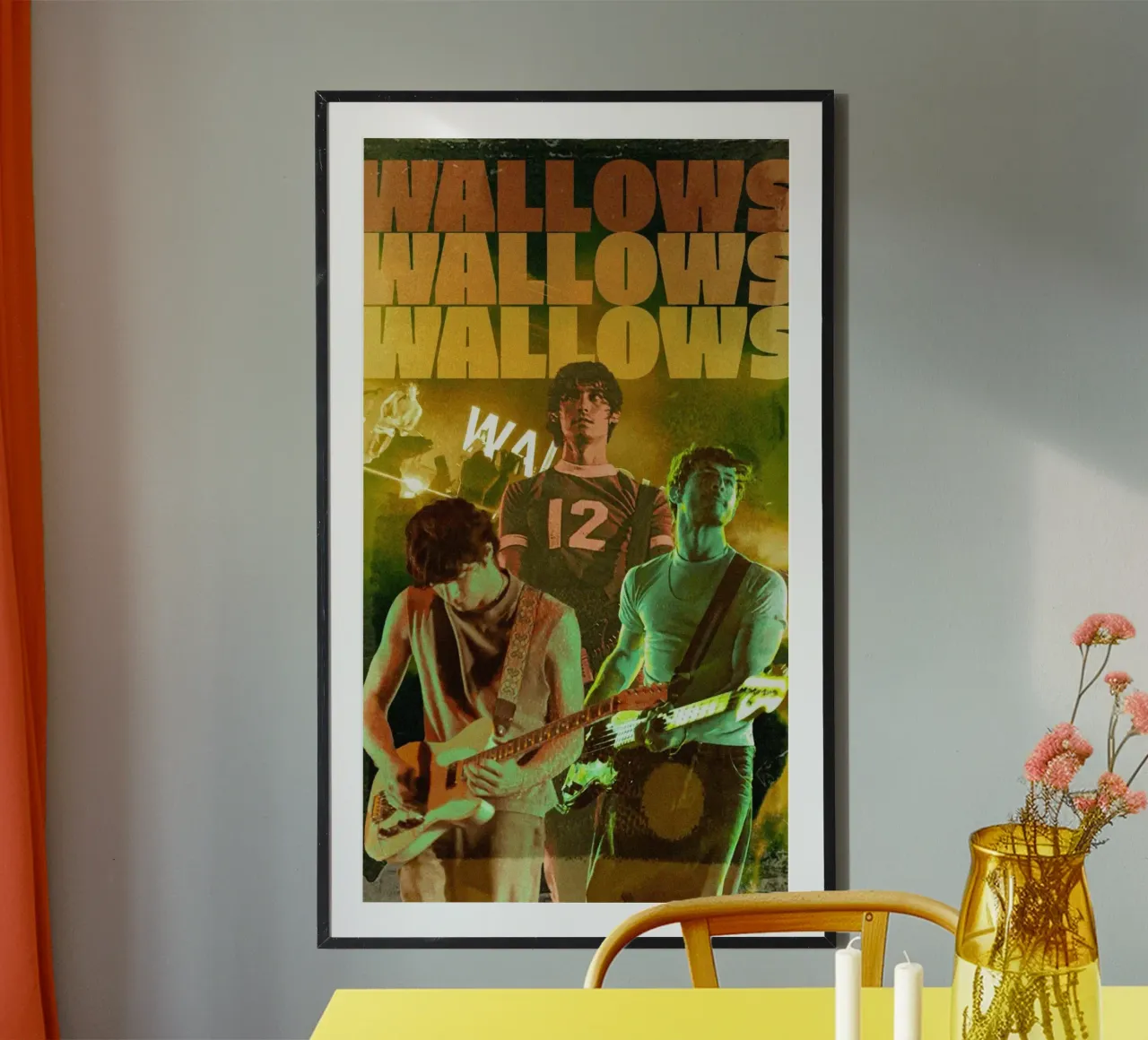 Echi di sogni indie poster con telaio in alluminio da ktlocb