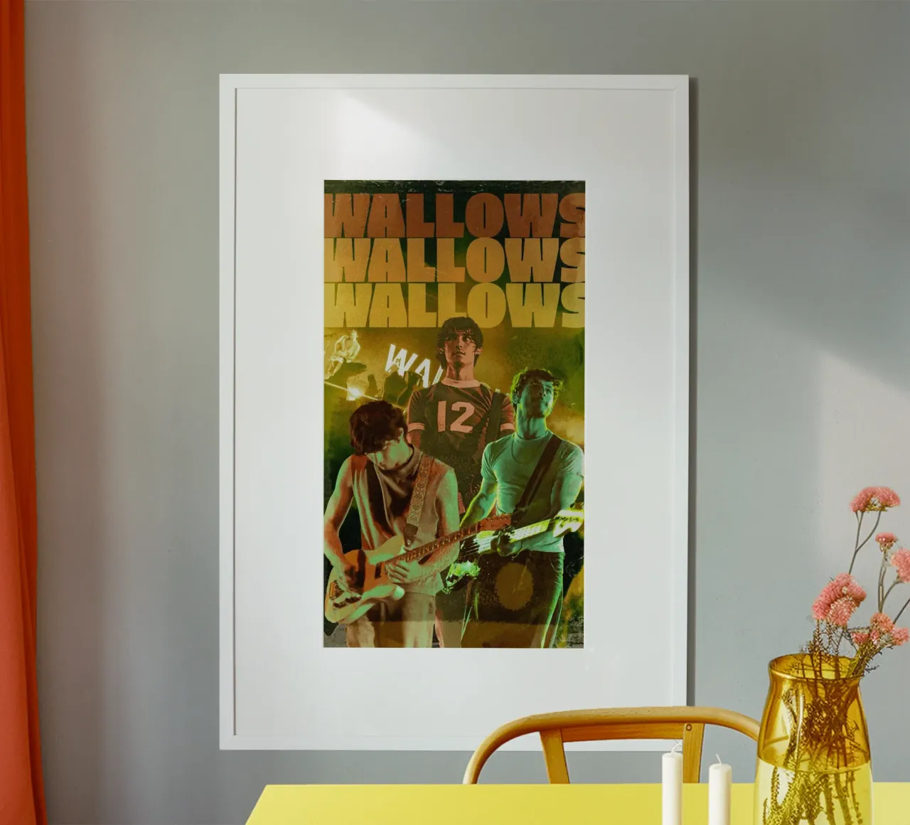Echi di sogni indie poster con telaio in alluminio da ktlocb