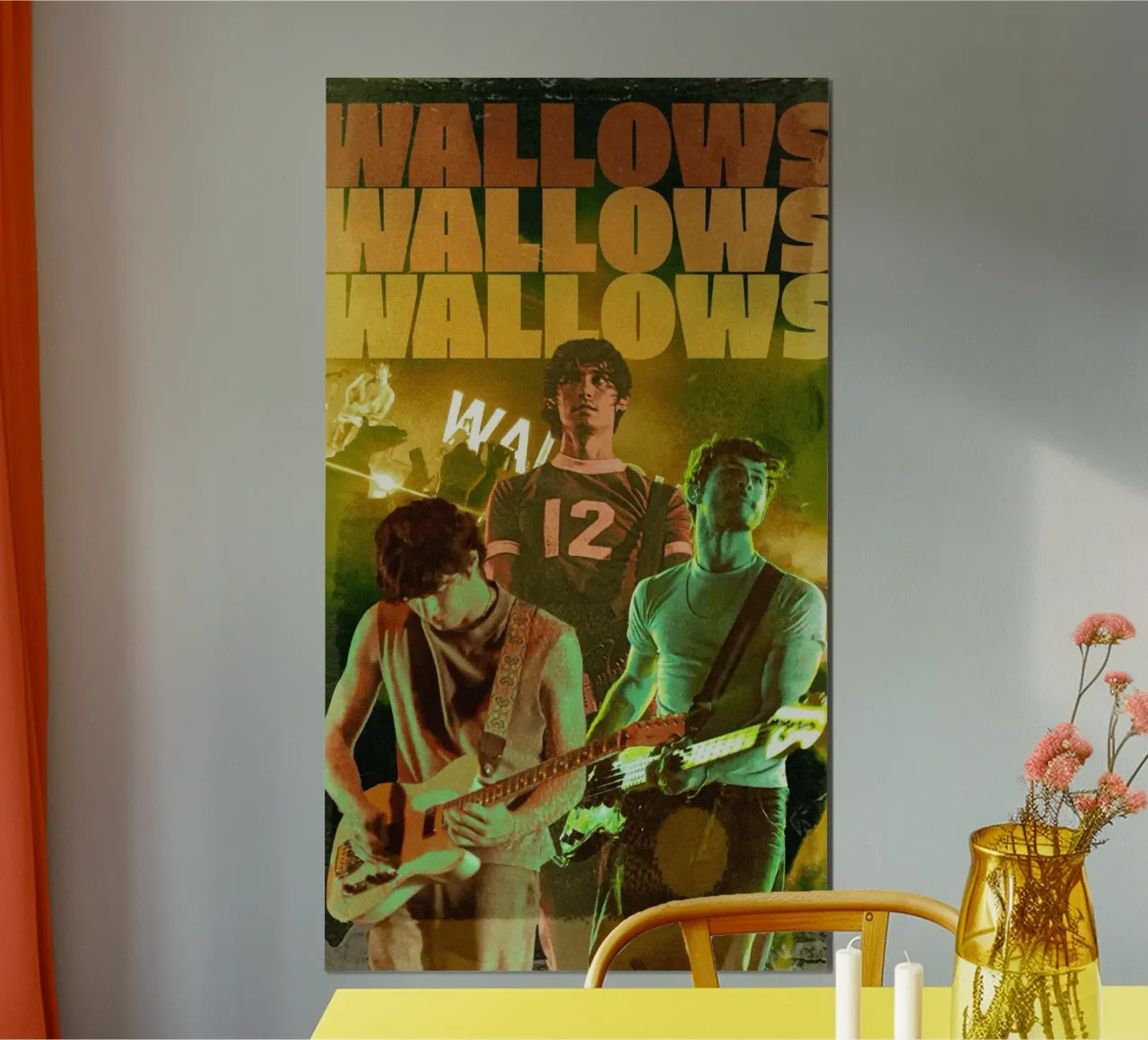 Echi di sogni indie poster con telaio in alluminio da ktlocb