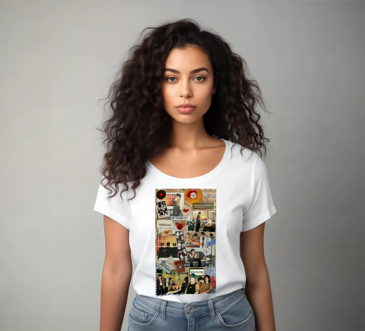 Gloed in schaduwen dames t-shirt getailleerd van ktlocb