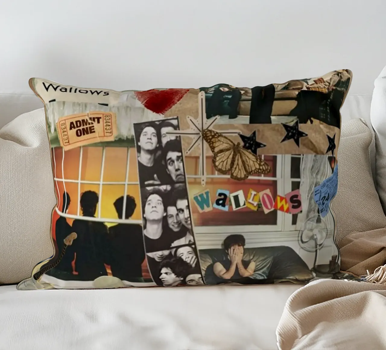 Gloed in schaduwen kussen van ktlocb