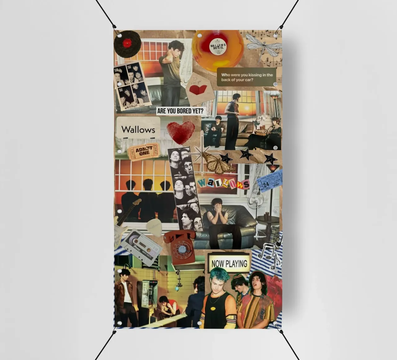 Gloed in schaduwen pvc-zeil van ktlocb