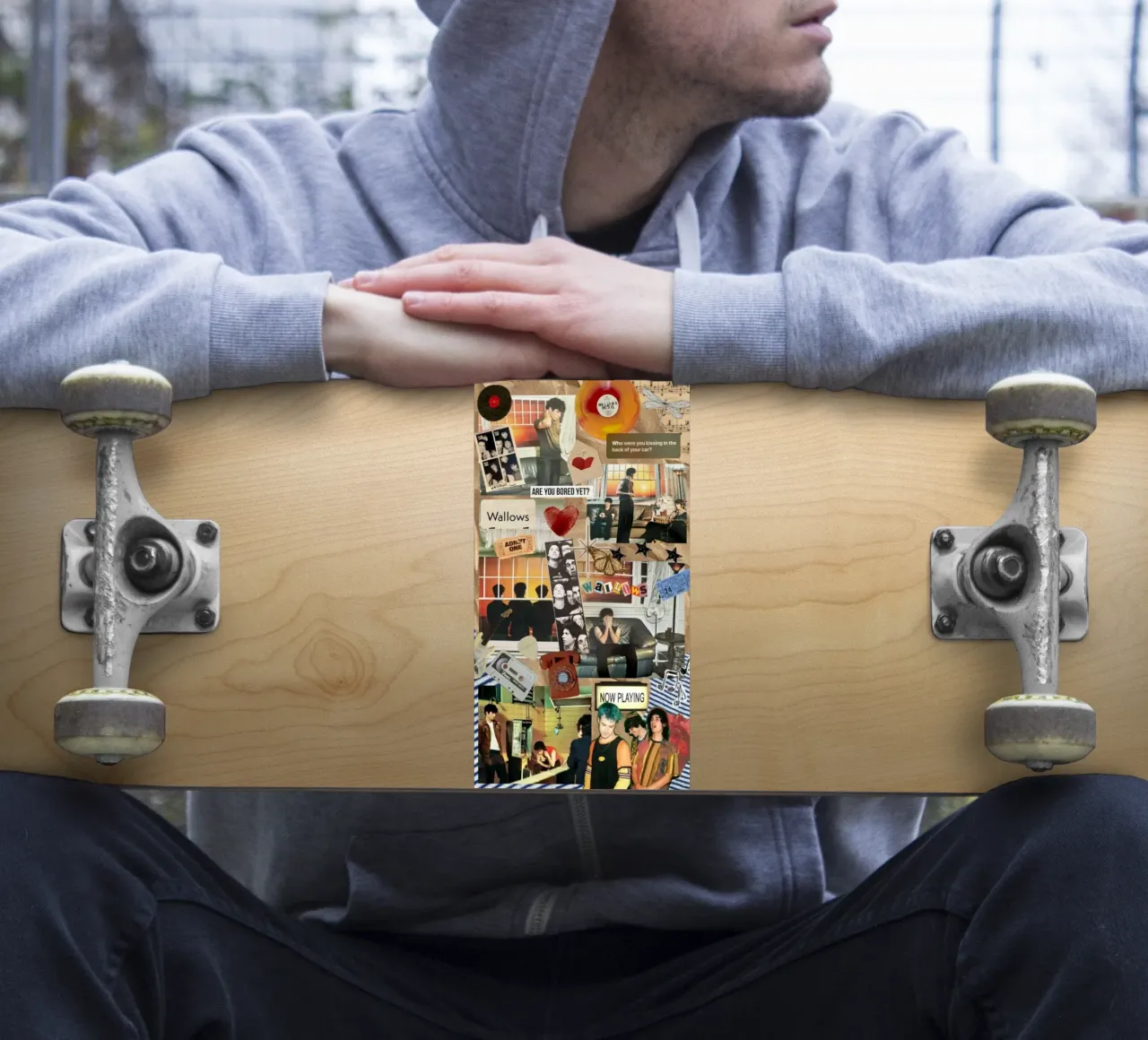 Gloed in schaduwen sticker van ktlocb