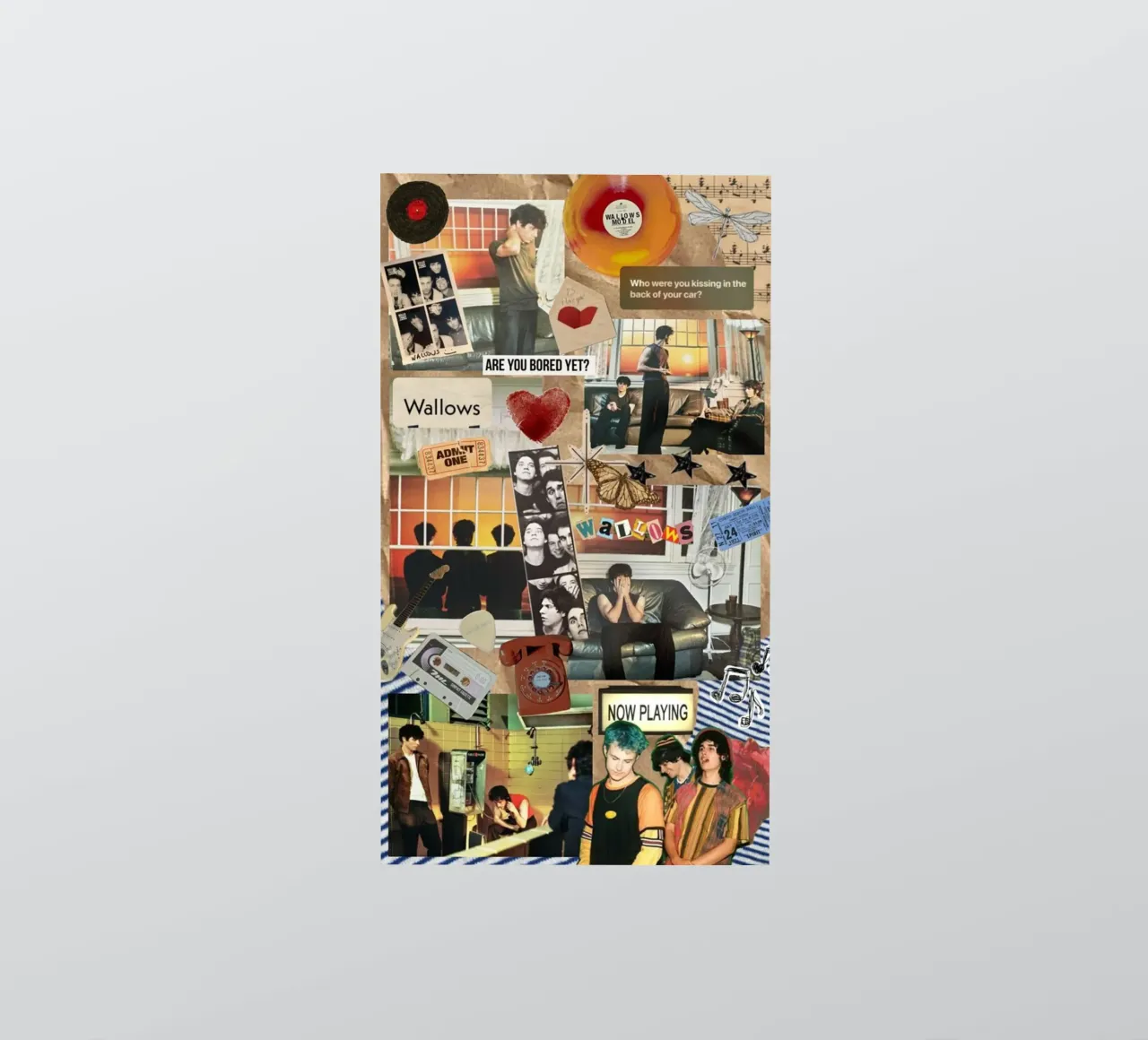 Gloed in schaduwen sticker van ktlocb