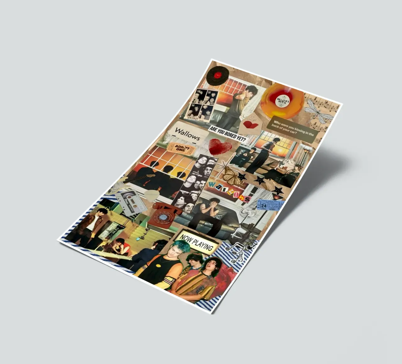 Gloed in schaduwen stickervel van ktlocb