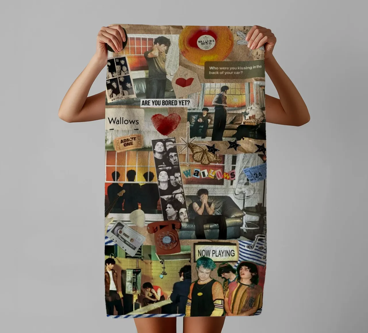 Gloed in schaduwen badhanddoek van ktlocb