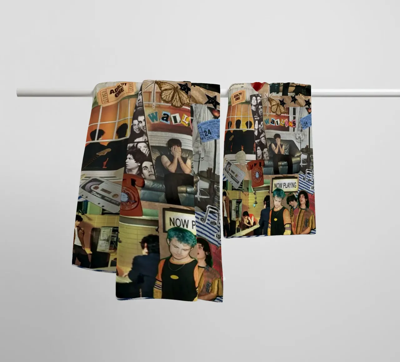 Gloed in schaduwen badhanddoek van ktlocb