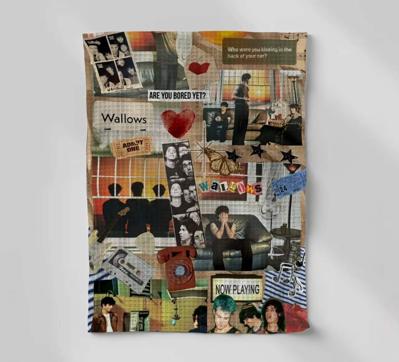 Gloed in schaduwen theedoek van ktlocb