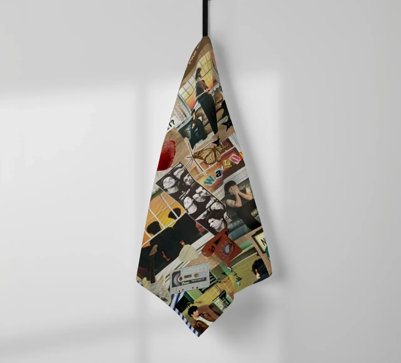 Gloed in schaduwen theedoek van ktlocb