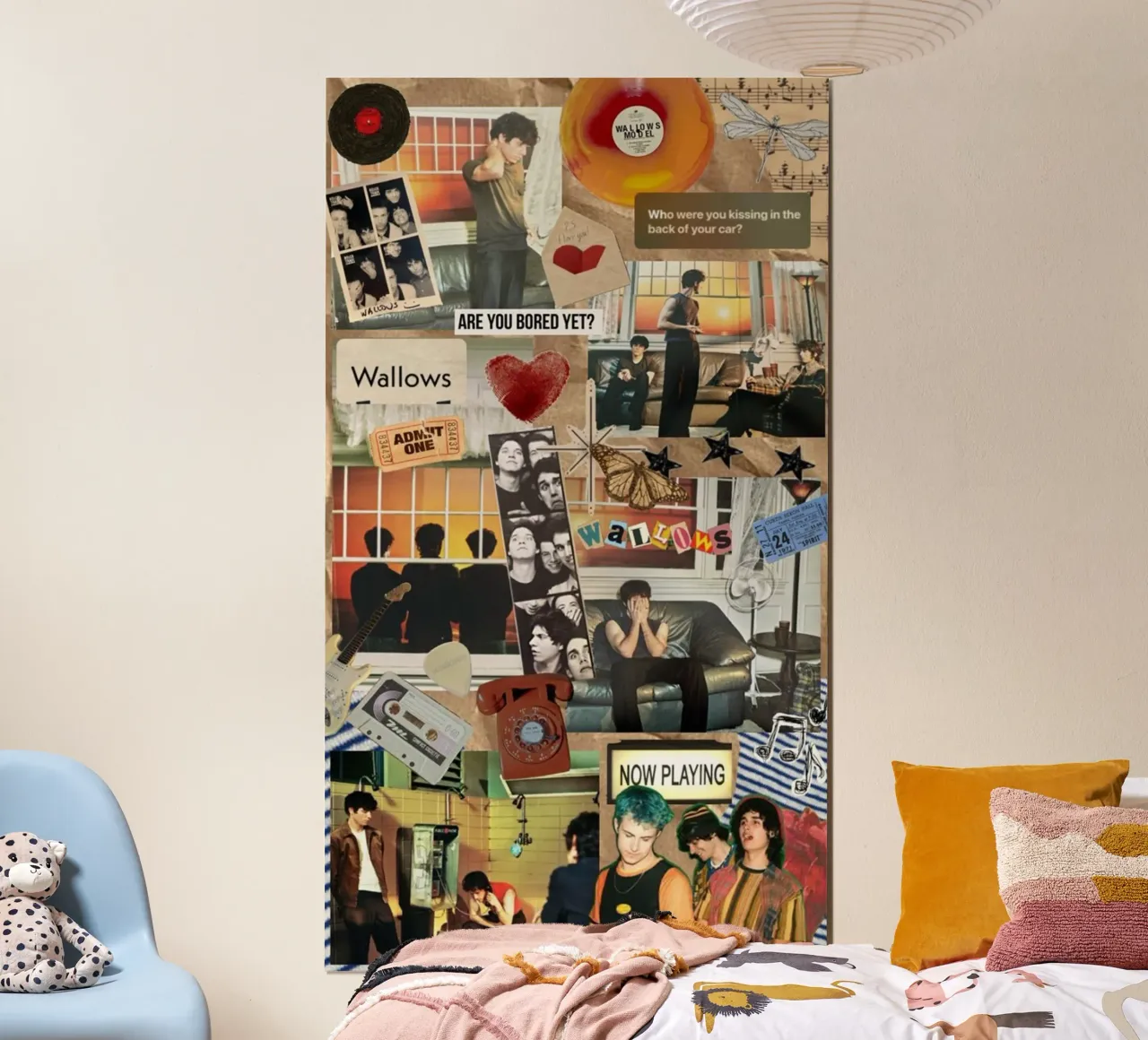 Gloed in schaduwen poster met kunststof frame van ktlocb