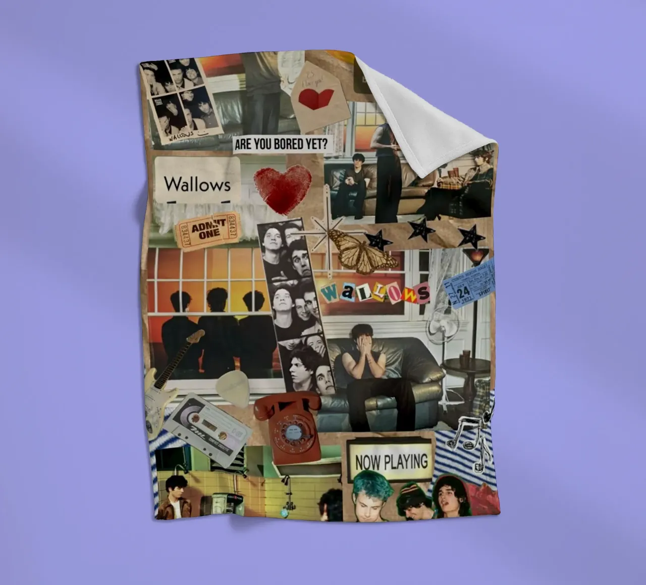 Gloed in schaduwen fleecedeken van ktlocb