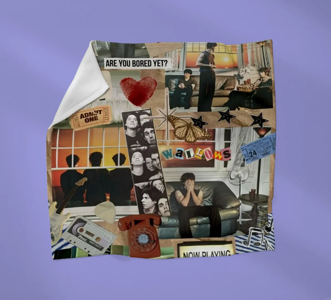 Gloed in schaduwen fleecedeken van ktlocb