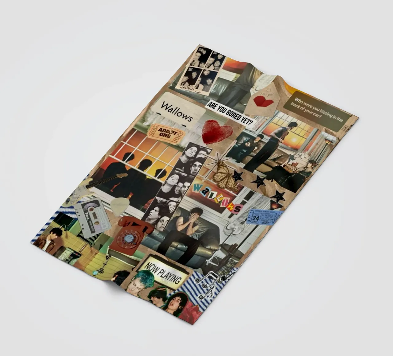 Gloed in schaduwen fleecedeken van ktlocb